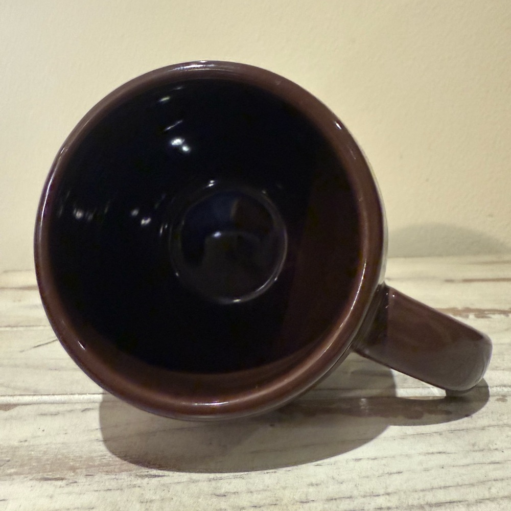 Dunkin Donuts Brown Barrel Shaped DD Logo Classic Coffee Tea Mug - Picture 5 of 8